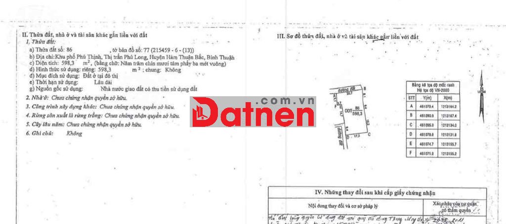 Phát mãi lô đất Khu phố Phú Thịnh giá tốt ( Ms Dương)