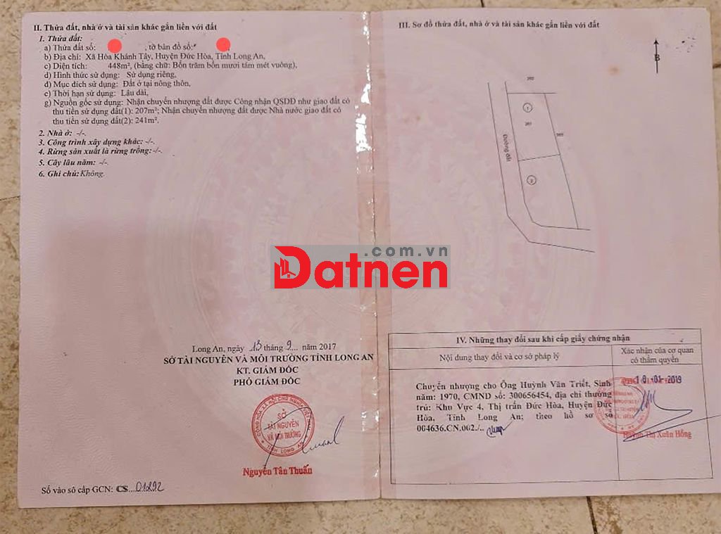 Lô góc gần 700m full thổ, Đường BT 5m, kế N2 - sát Vòng xoay Hậu Nghĩa