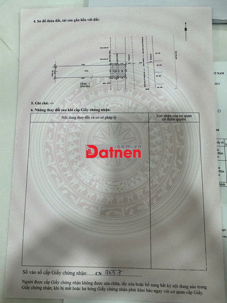 Đất mặt tiền đường số 8- Kênh Nước Đen (4m*25m) đường 10m sát Tân Phú