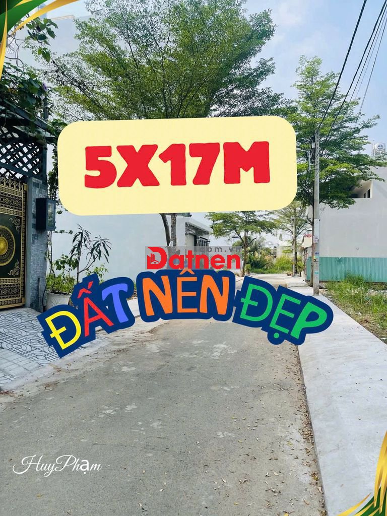 Bán gấp lô đất đẹp khu dân cư đồng bộ, SHR, 5x17m gần bệnh viện - Bank