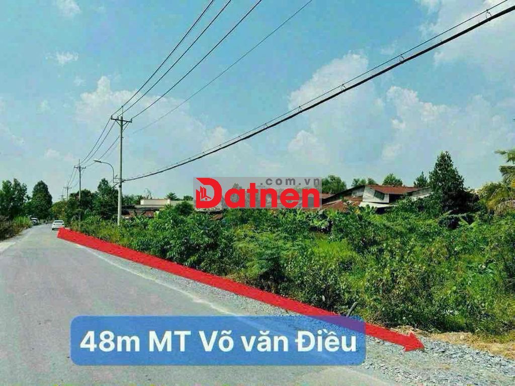 717m2 có 108m2 đất XD MT Võ Văn Điều tặng giấy phép XD giá 3.5 ty