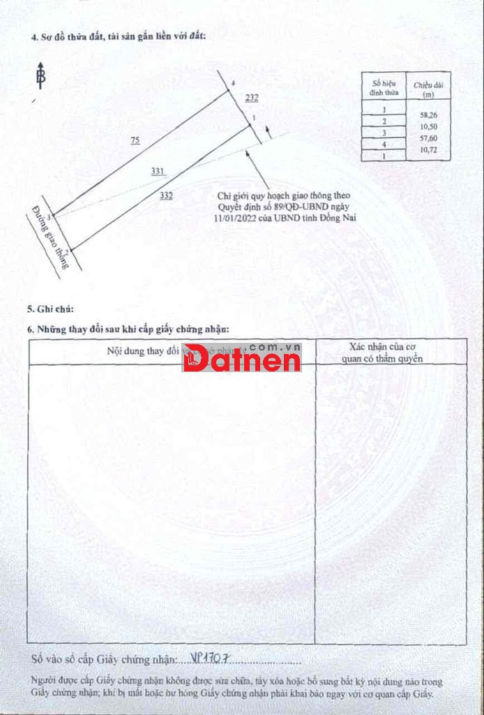 Đất làm nhà vườn