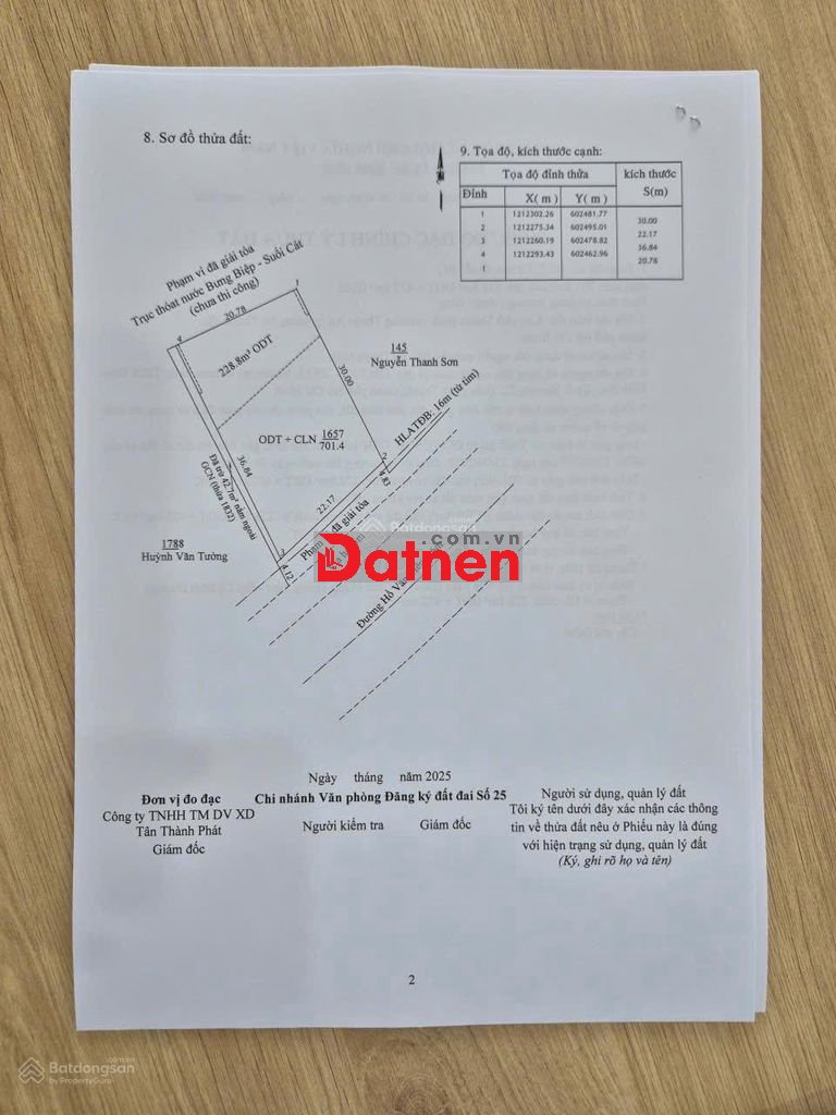 Mặt tiền Hồ Văn Mên 701m2Thuận An - Bình Dương, vị trí Vip, giá cực rẻ