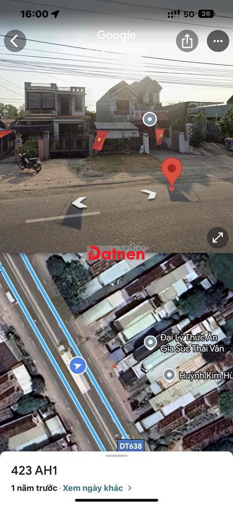 bán lô đất mặt tiền quốc lộ 1A, gần sân bay phù cát, dt lớn 150m2