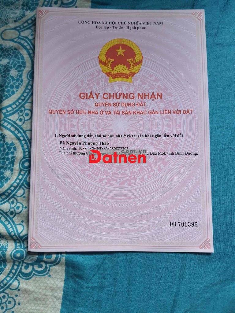 Bán đất mặt tiền đường lớn, đã có thổ cư 200 met vuông