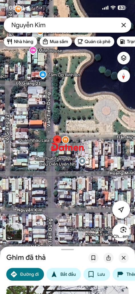 Bán đất đường 10,5m Văn Tiến Dũng - Hòa Xuân - Hướng Đông - Sát C.Viên