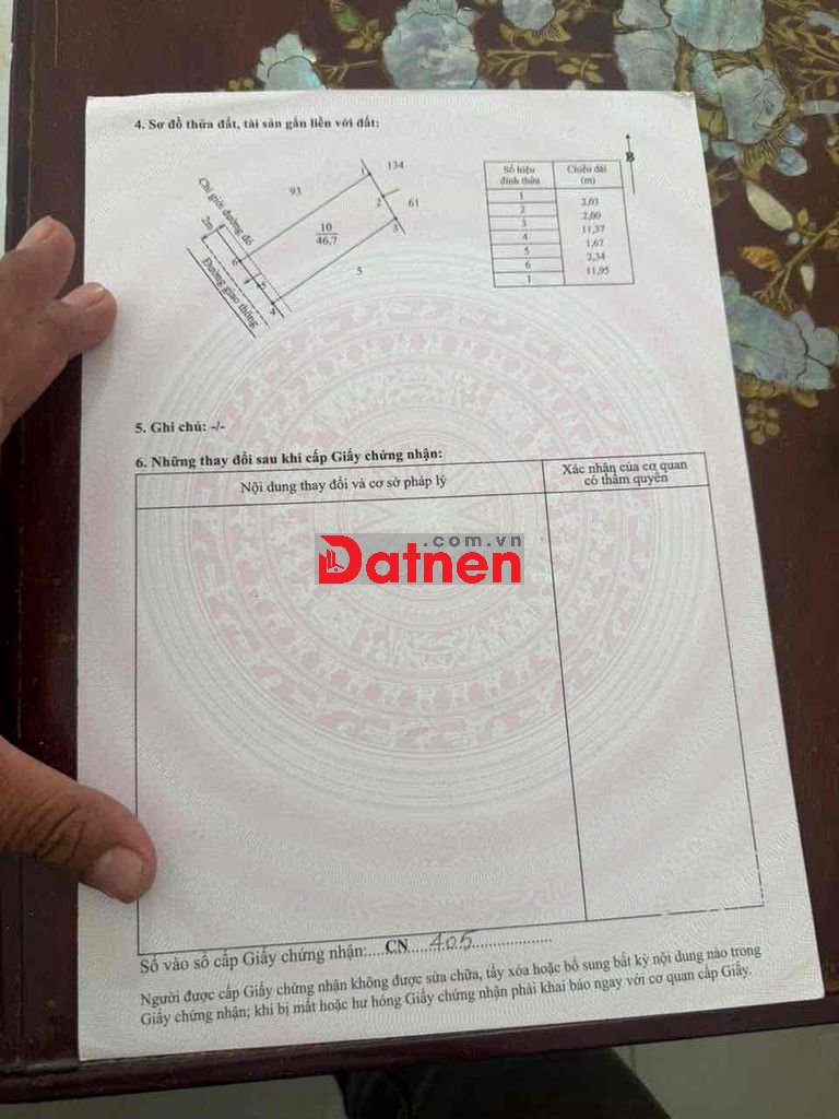 chính chủ bán đất sổ riêng long hậu giáp nhà bè-q7