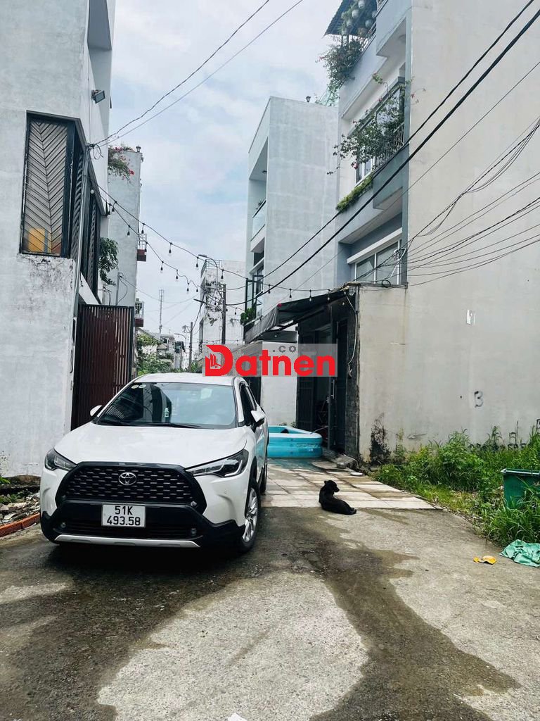 Đất ở Khu Bên Sông Sài Gòn Giga Mall 4,8mx12,5m, 60m2 Hẻm ô tô Sổ Hồng