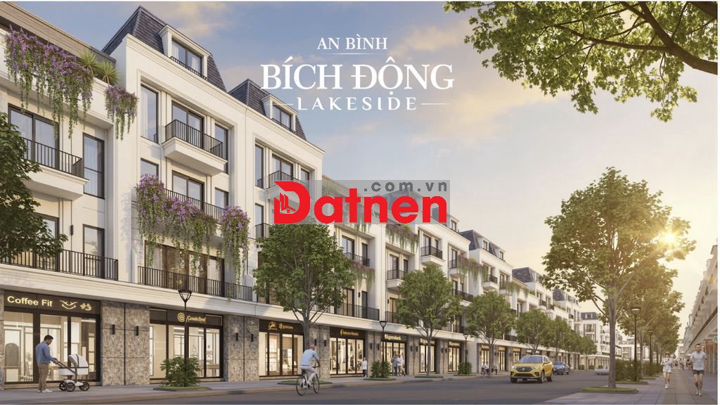 LIỀN KỀ BÍCH ĐỘNG LAKESIDE | 102M² | TRỤC ĐƯỜNG 22M | GIÁ 65 TRIỆU/M²