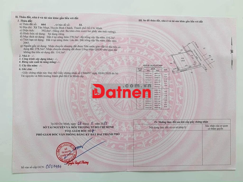 Ngộp, cần bán gấp nền đất 392.6m2 kế bên Trường Học Cấp 2. Bv Nhi Đồng