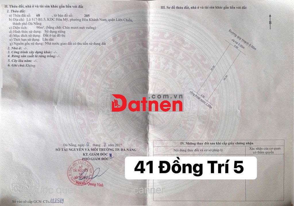 🔴💥 Chào bán lô đất số 41 Đồng Trí 5 -Sạch đẹp-Gần Tôn Đức Thắng