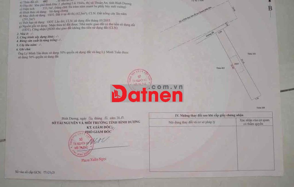 ĐẤT TRUNG TÂM LÁI THIÊU – GẦN CHỢ | 353M² – ĐƯỜNG QUY HOẠCH 14M