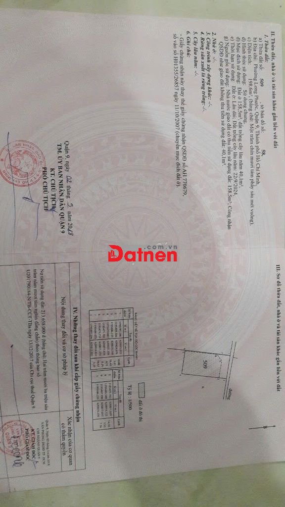 Bán đất Khu Long Phước - Quận 9