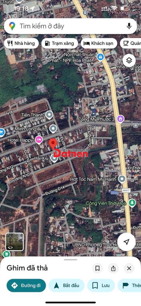 - Chính chủ bán đất đường N12 khu dân cư Mỹ Phước 4, phường Thới Hòa,