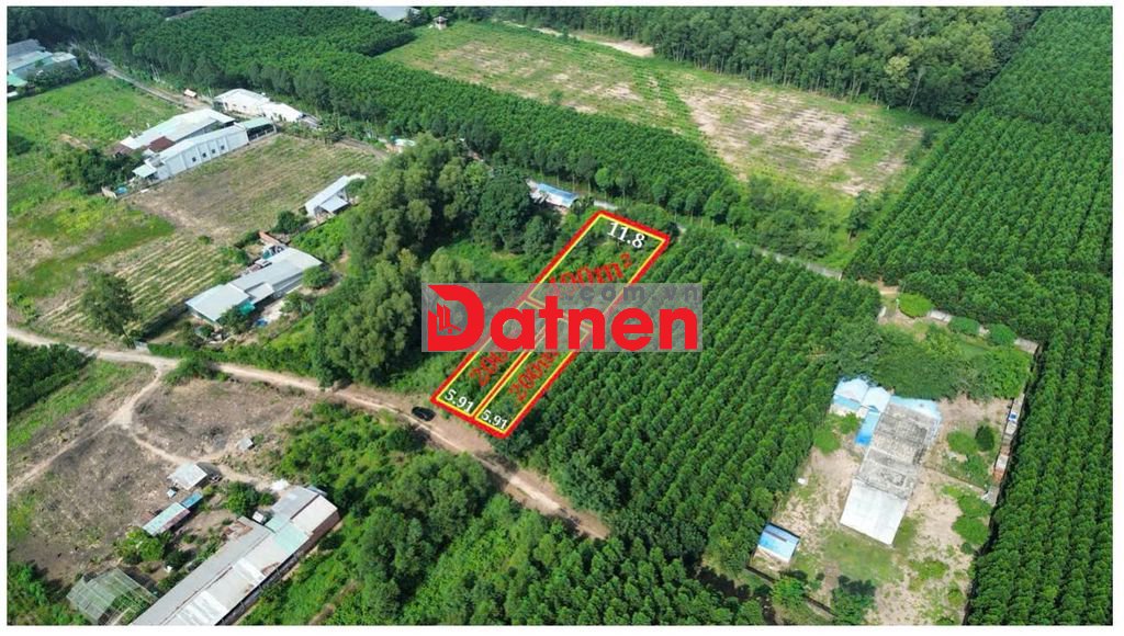 Đất nền 200m có 80m thổ cư đường xe hơi tới đất giá chỉ 7.5tr/m