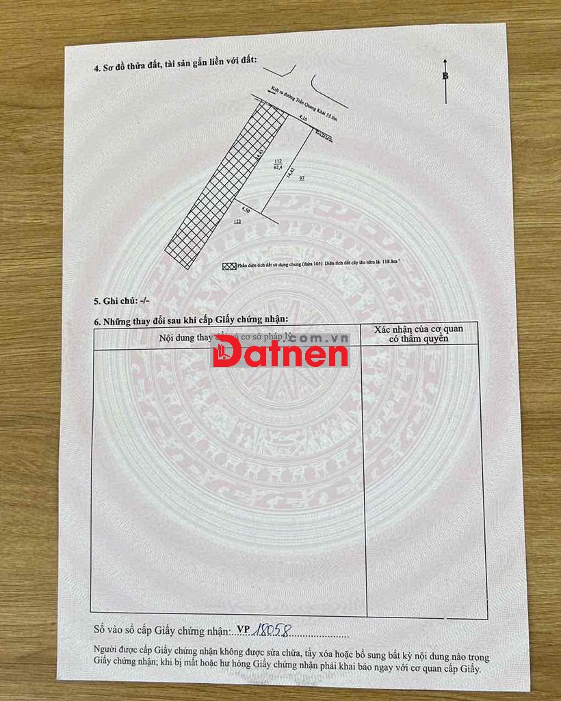 Bán 2 Mặt kiệt vị trí đẹp nhất Đường Trần Quang Khải