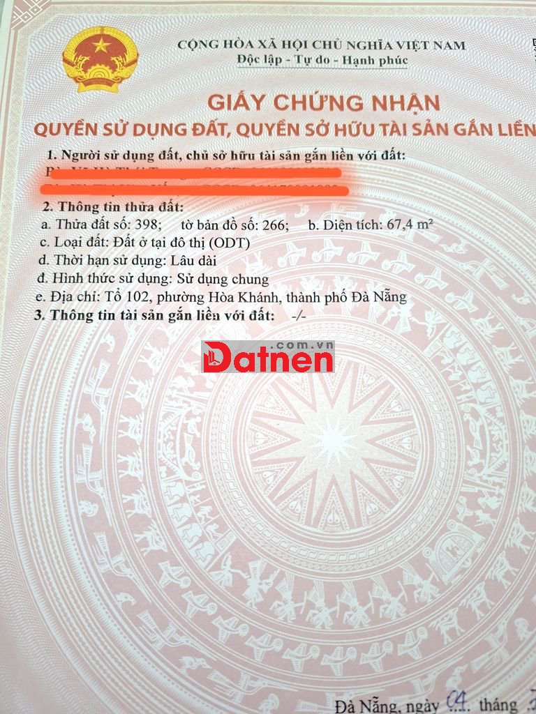 ✅✅ CHÍNH CHỦ CẦN BÁN LÔ ĐẤT K64 NGÔ CHÂN LƯU - LIÊN CHIỂU - ĐÀ NẴNG