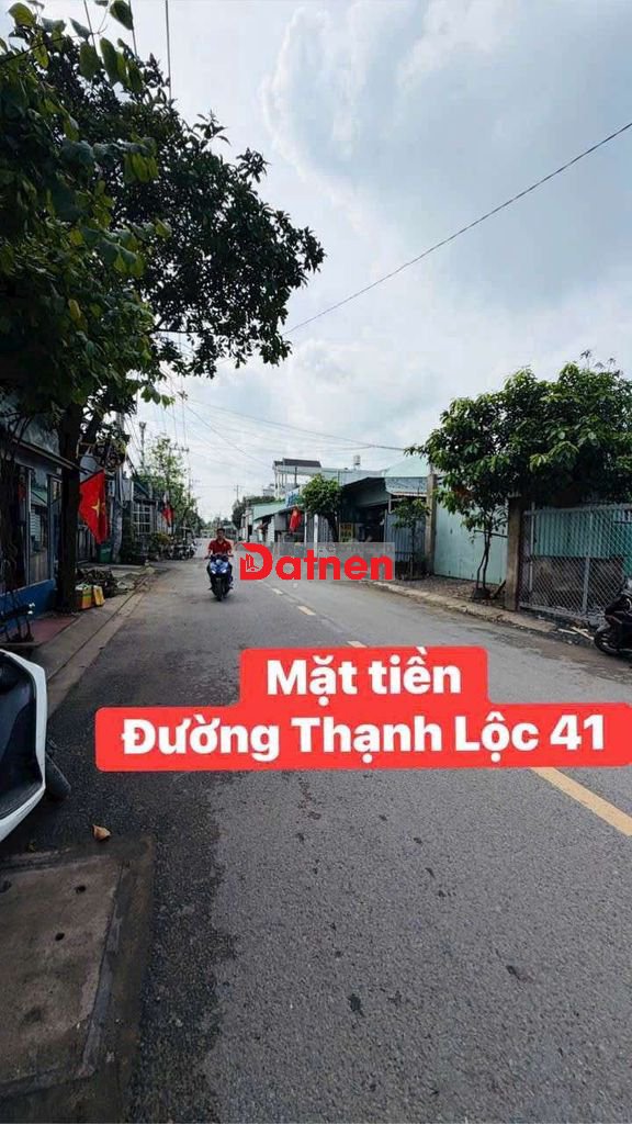 Bán đất 5x20 mặt tiền đường thạnh lộc 41 phường thạnh lộc quận 12
