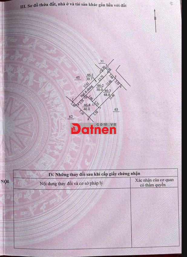 CHÍNH CHỦ CẦN BÁN 48M² ĐẤT VÂN CÔN – NGÕ THÔNG 2.5M – GIÁ CHỈ 72TR/M²