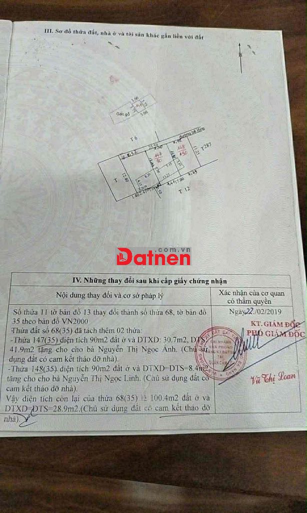 100m2 đất kiệt Trường Chinh chưa qua đầu tư