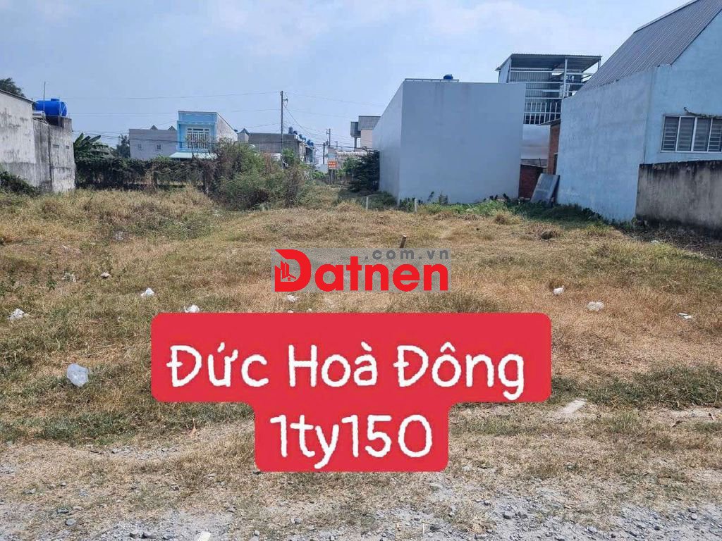 BÁN ĐẤT ĐỨC HOÀ ĐÔNG ngay KCN gần TPHCM