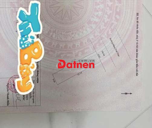 Chính Chủ 107m2 Đất Mặt Tiền Đặng Thái Thân