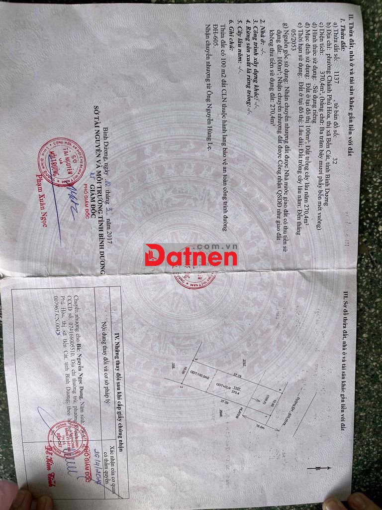 10m mặt tiền kinh doanh thông từ dt741 sang mỹ phước tân vạn giá rẻ