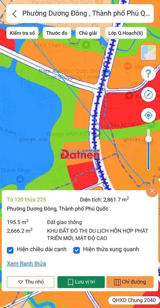 BÁN ĐẤT MẶT TIỀN 3/2 PHÚ QUỐC