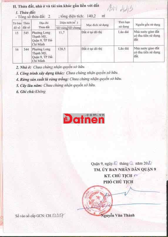 Bán nền dự án KDC Phước Thiện, ngay Vinhomme quận 9