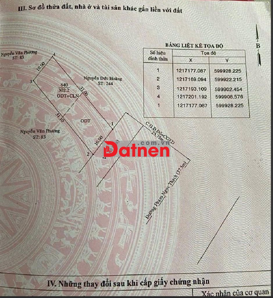 Bán đất mặt tiền Phạm Ngọc Thạch, gần Hiệp Thành 3 Đường Phạm Ngọc t