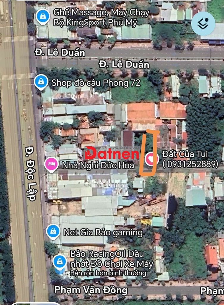 Chính chủ cần bán 1 lô đất ngay tại trung tâm phú mỹ,