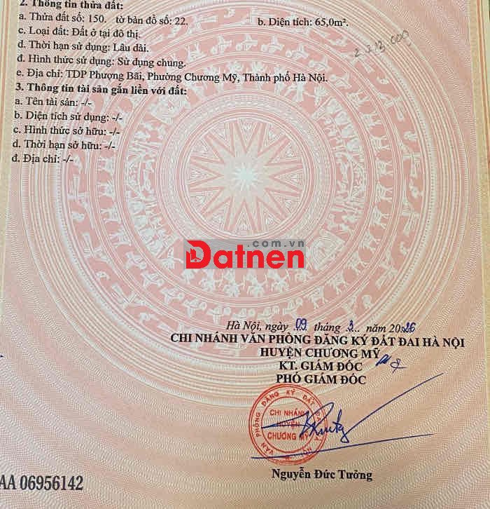 65m Đất quốc lộ 6