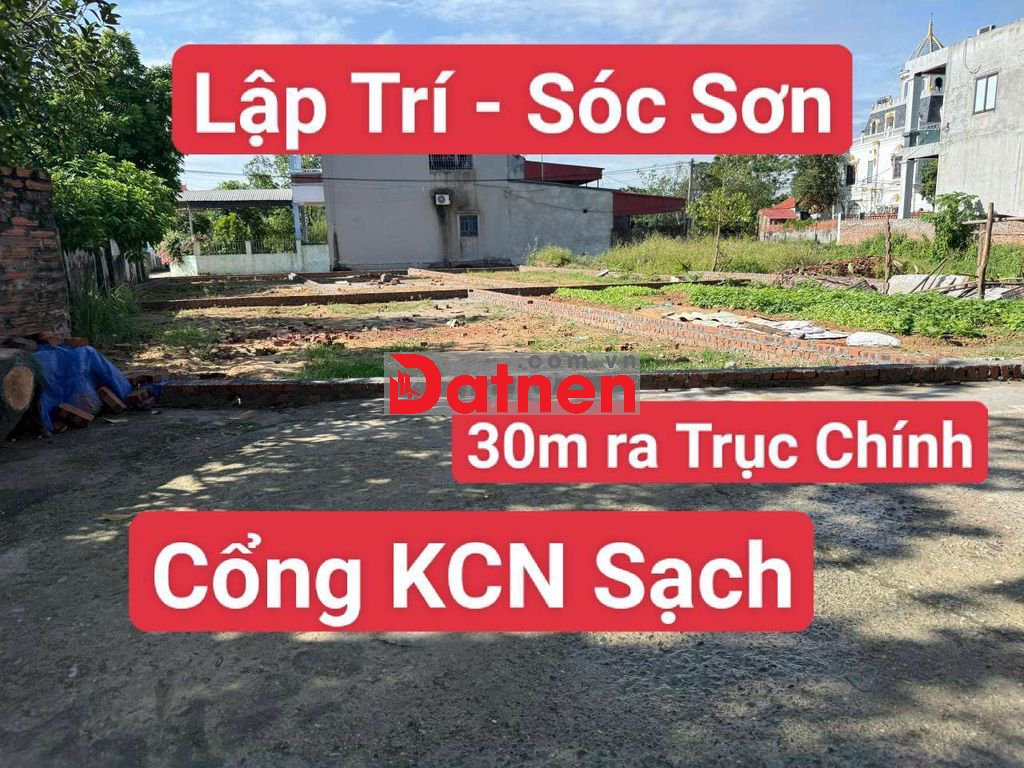1. 9x tỷ Full thổ cư 105m Lập Trí Sóc Sơn gần cổng KCN Sạch Giá Hiếm