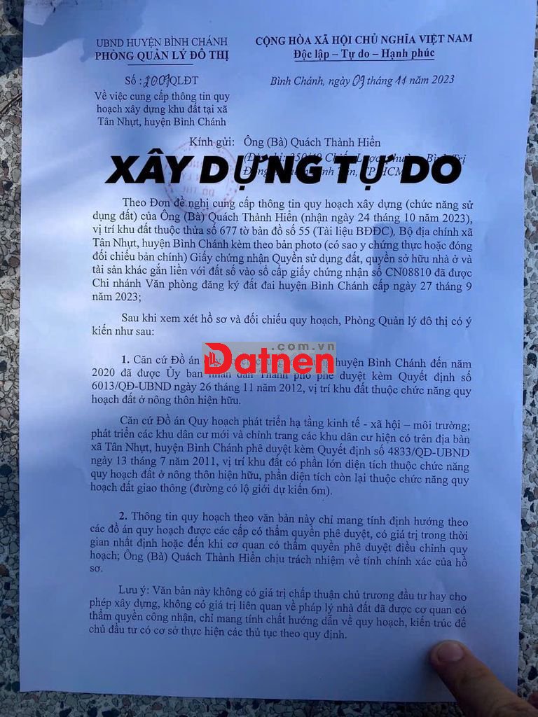 CẦN BÁN ĐẤT NỀN SHR-ONT DÂN CƯ ĐÔNG GẦN VÀNH ĐAI 3-CAO TỐC LT-DG