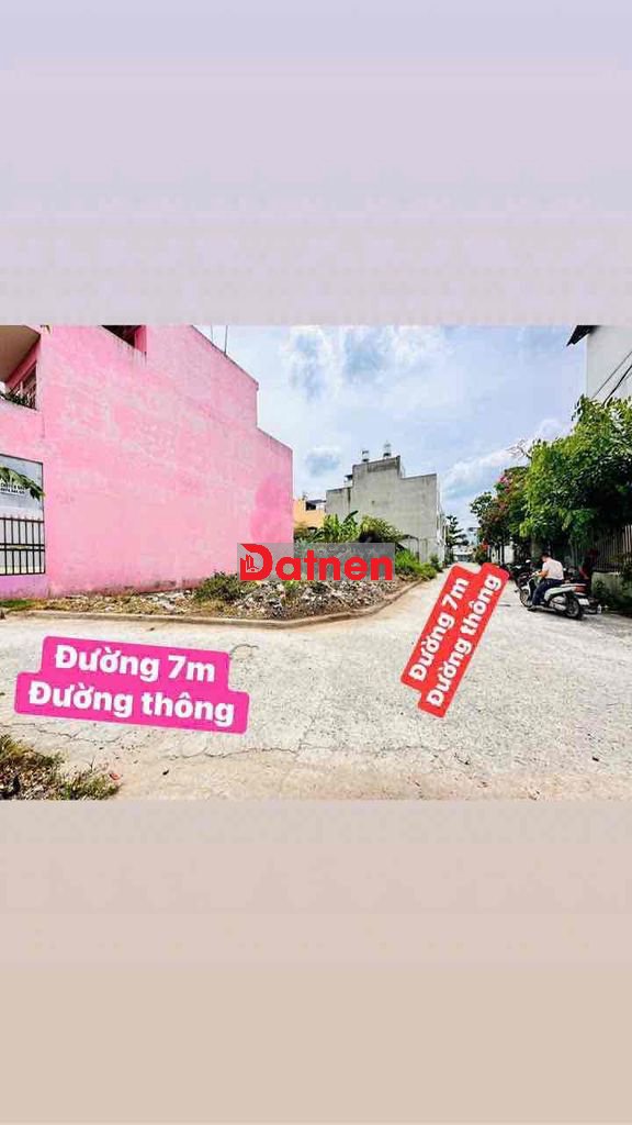 Lô Góc 2 Mặt ( 8 x 13 ) - Đường Thông 7m - Xây Dựng Tự Do…..