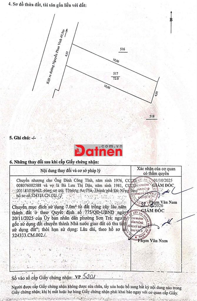 CẦN BÁN ĐẤT VÕ DUY NINH NỐI DÀI
