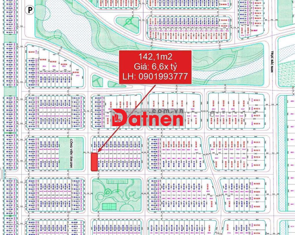 FPT lô góc đối diện công viên