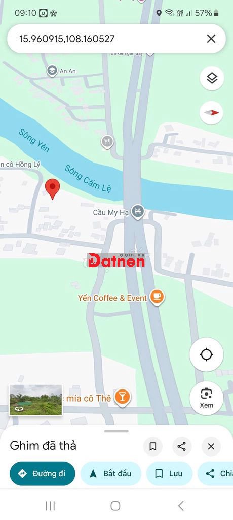 Đất an trạch Hòa Tiến, view sông Yên nát mẻ