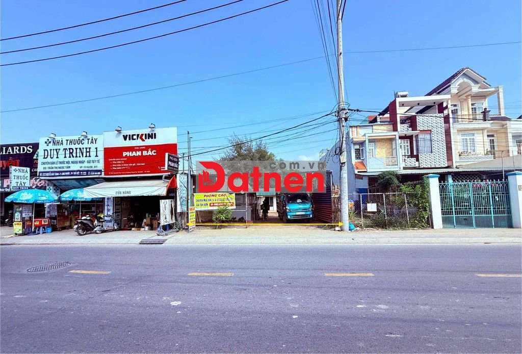 BÁN ĐẤT MẶT TIỀN NGUYỄN DUY TRINH ĐỐI DIỆN CHỢ LONG TRƯỜNG 8,5x23,5