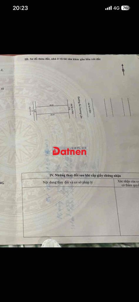 Bán lô Âu Dương Lân hướng Đông gần Nguyễn Hồng Ánh