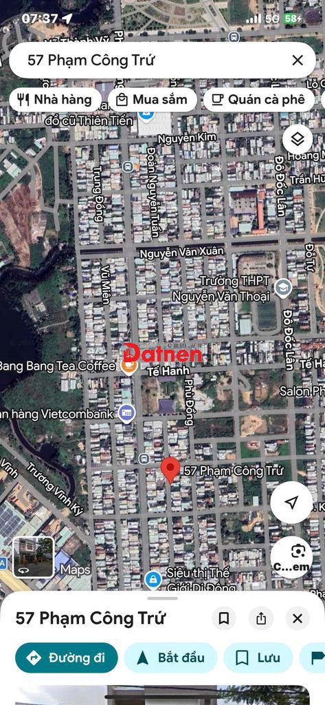 Bán Đất mặt tiền sau lưng đường 10,5m