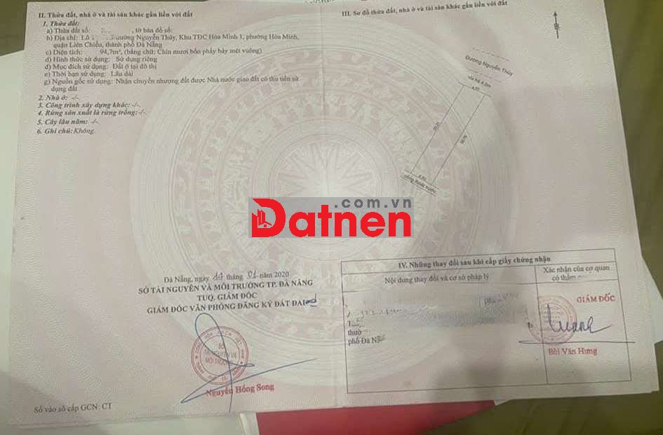 Bán lô đất Nguyễn thúy - sát đường lớn Hồ Tùng Mậu