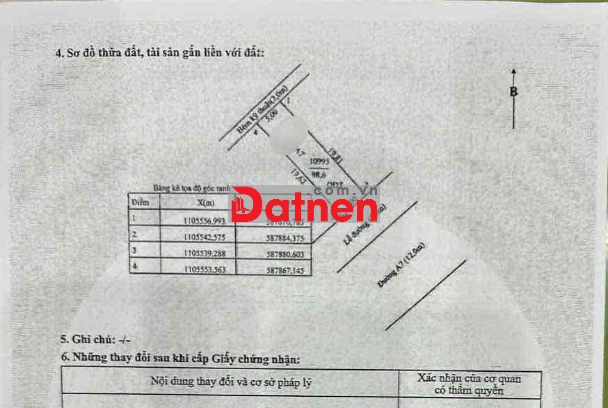 CG Bán nền đẹp đường A7 KDC Phú An- TP Cần Thơ