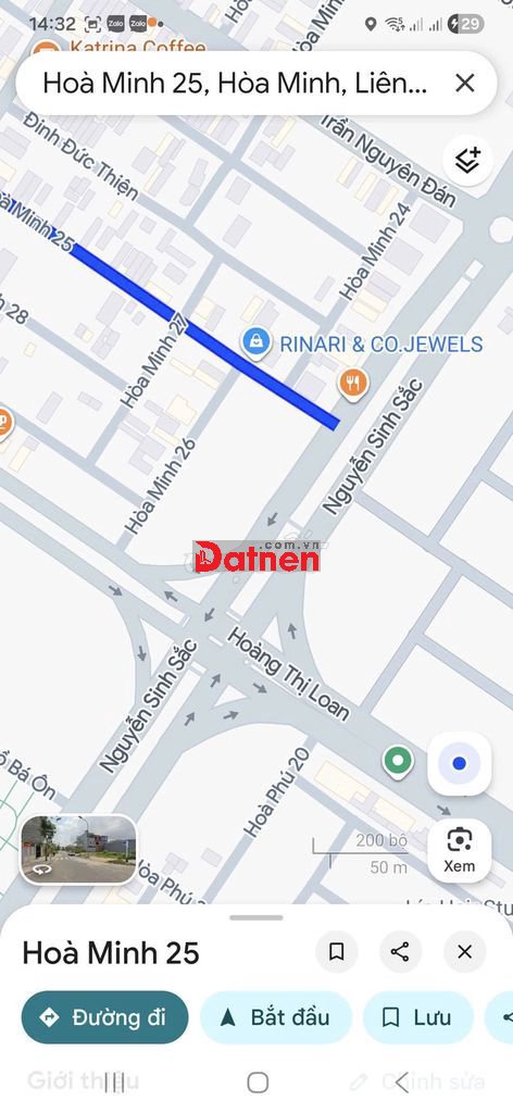 🔴💥Bán 1 cặp đất đường Hòa Minh 25 - Trục thông Nguyễn Sinh Sắc