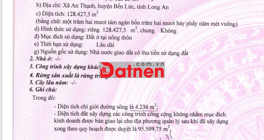 Bán toàn bộ dự án biệt thự ven sông 130 ngàn m2. Đầy đủ pháp