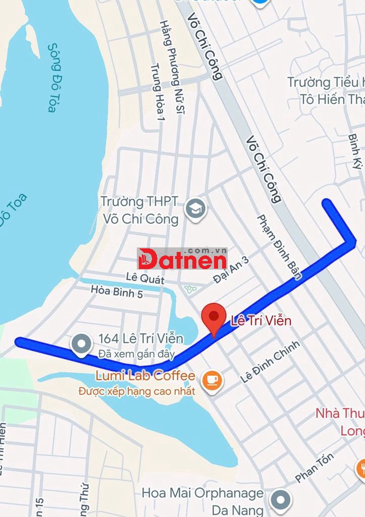 Bán đất MT đường 10m5 Lê Trí Viễn, Hòa Quý, trục thông Võ Chí Công