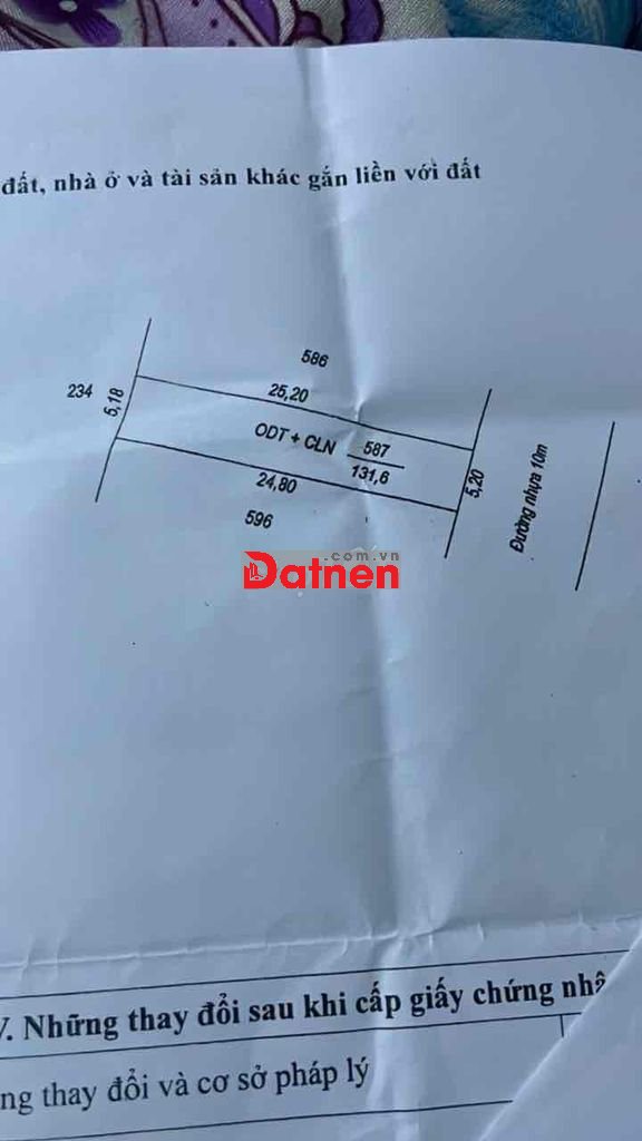 1 nền giá tốt mặt tiền hẻm cmt8