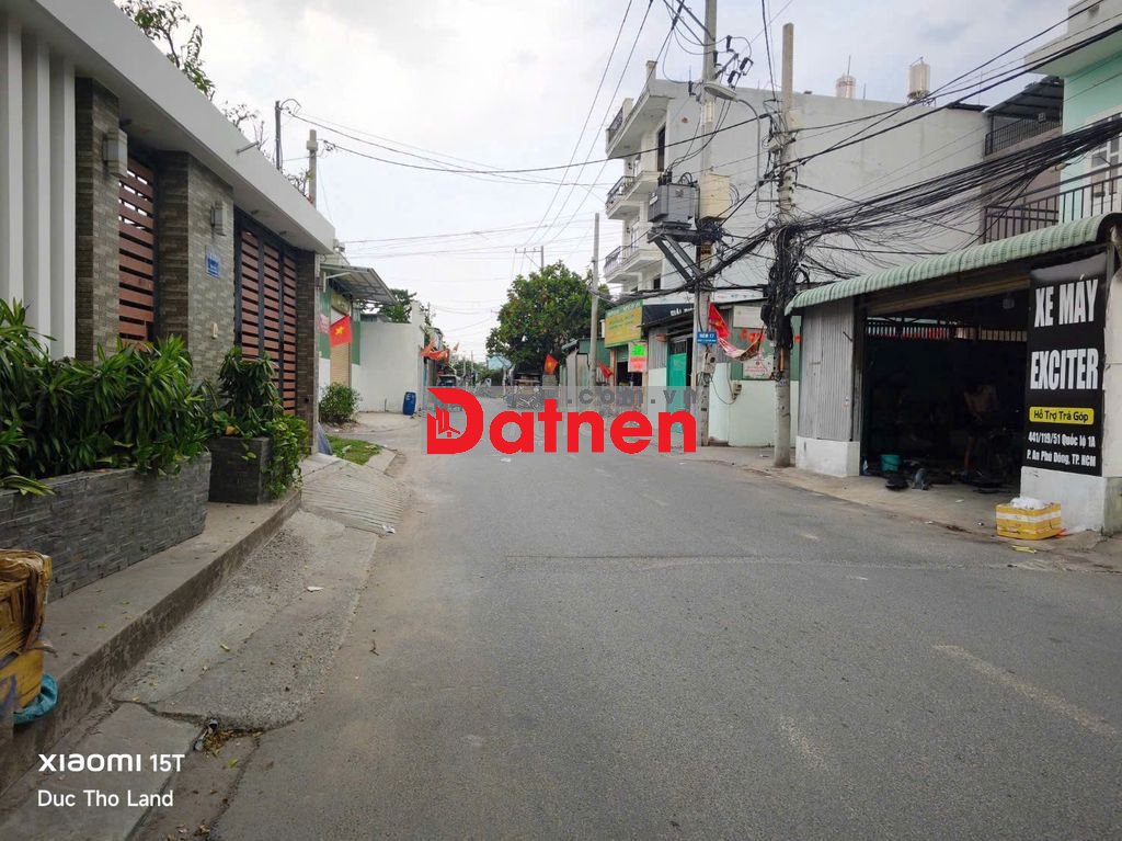 1 lô *** bán mặt tiền ở & kinh doanh An Phú Đông, 108m2 nhỉnh 5Tỷ