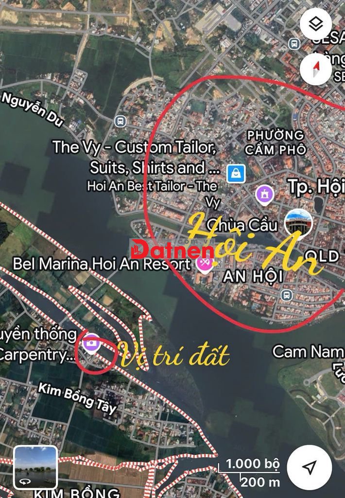 Chính chủ bán lô góc 2 mặt tiền Cẩm Kim, gần sông, homestay siêu đẹp