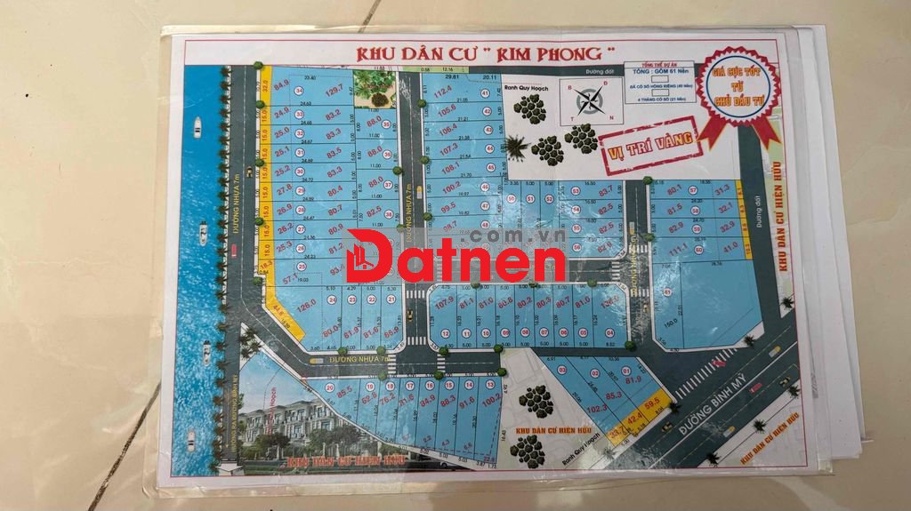 CHÍNH CHỦ BÁN ĐẤT NỀN KHU DÂN CƯ KIM PHONG, XÃ BÌNH MỸ, CỦ CHI